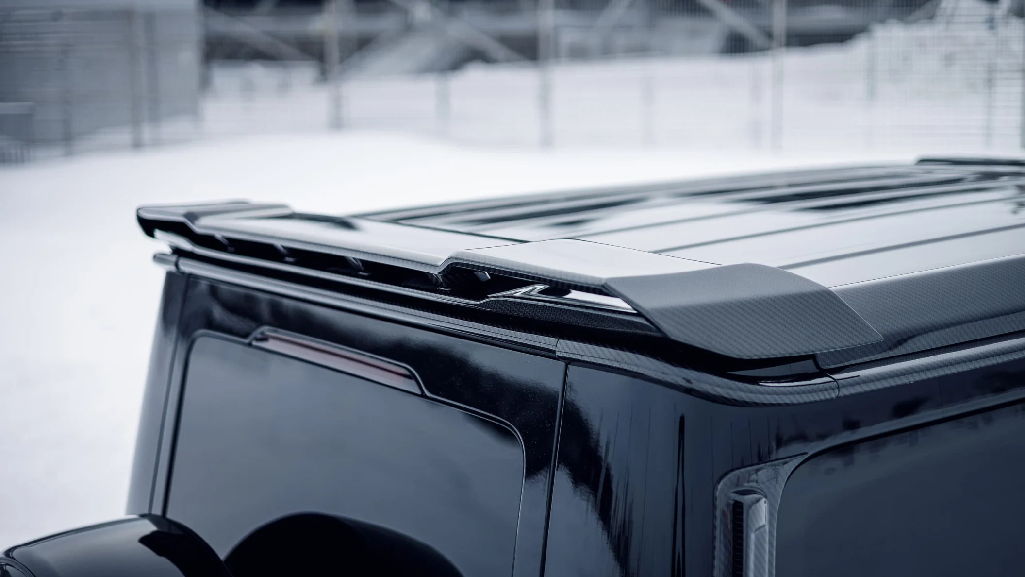 Carbon roof spoiler for BMW X6M F96