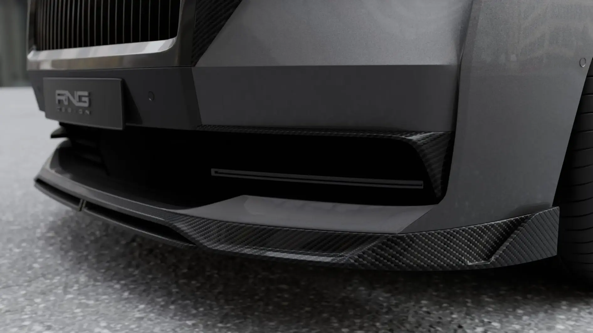 Luxurious body kit for Rolls-Royce Spectre by Renegade Design