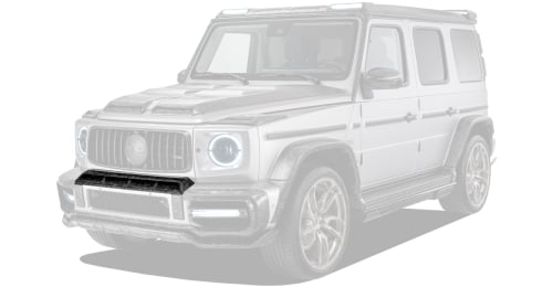 Carbon front bumper upper insert for Mercedes-Benz G-Class W463