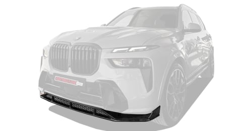 Carbon front splitter V1 for BMW X7 LCI