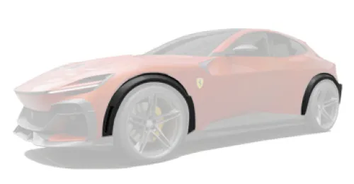 Karosserieverbreiterungen aus Carbon für Ferrari Purosangue