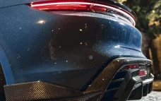 Carbon diffuser for Porsche Taycan