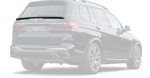 Rear spoiler for BMW X7