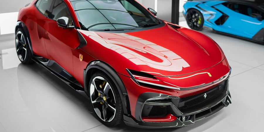 1st in the world Ferrari Purosangue with carbon kit by RNG Design