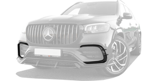 Front bumper inserts for Mercedes-Benz GLS X167