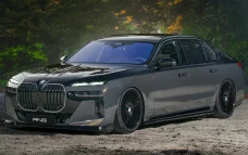 Front bumper splitter for BMW 7 G70