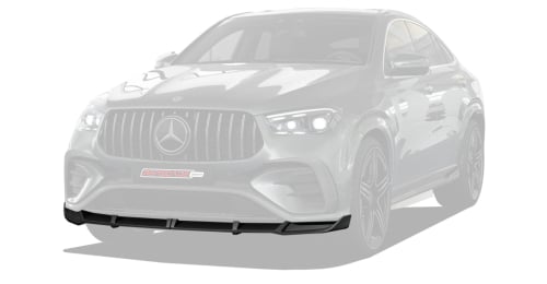 Carbon front bumper splitter for Mercedes-Benz GLE Coupe 2024