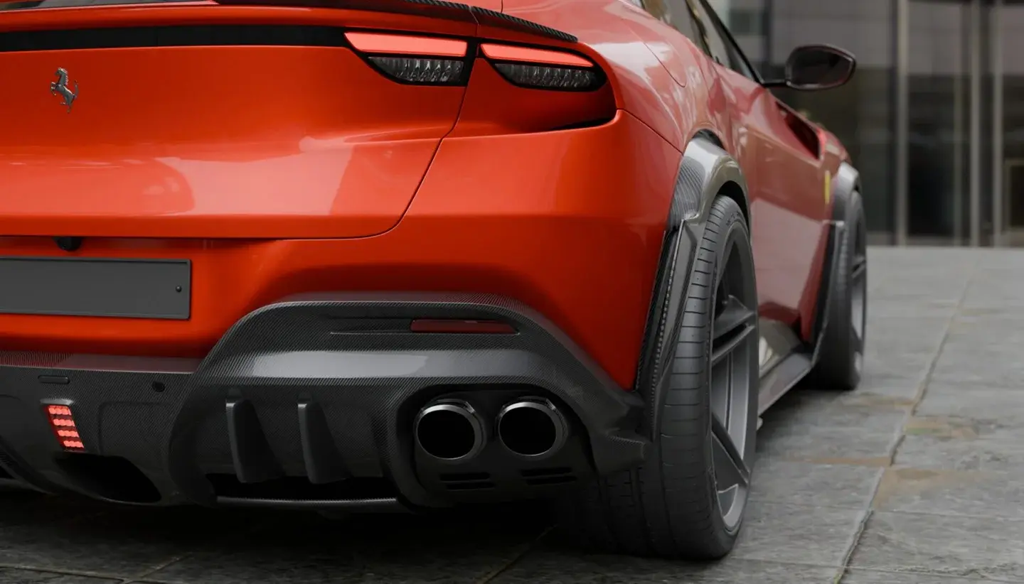 Exhaust system for Mercedes-Benz S63 AMG W223