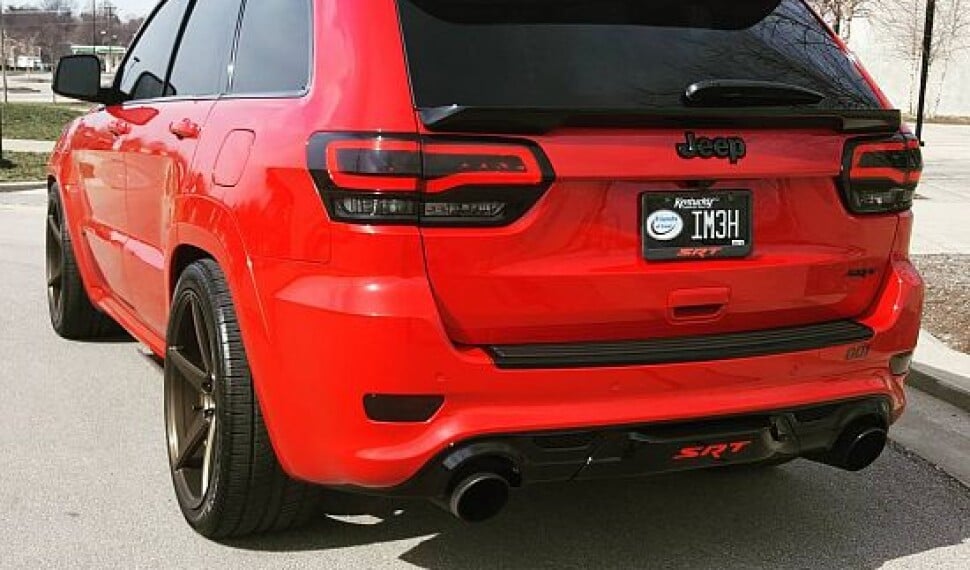 Roof spoiler for Jeep Grand Cherokee Renegade Design