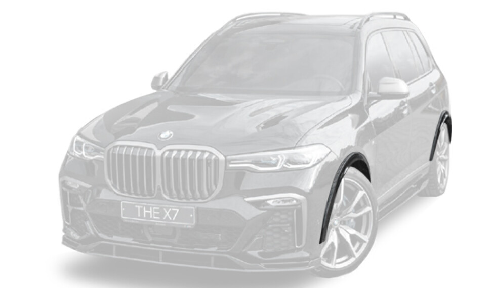 Wide body elements for BMW X7