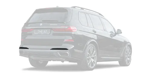 Carbon Heckstoßstangeneinsätze für BMW X7