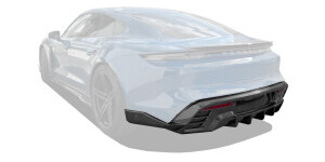 Rear bumper diffuser