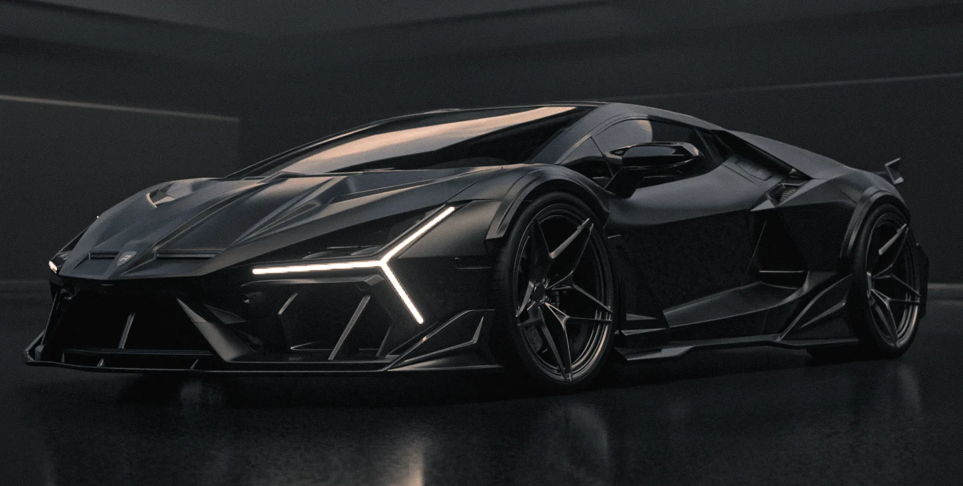 Lamborghini Revuelto widebody kit in carbon fibre by RNG Design