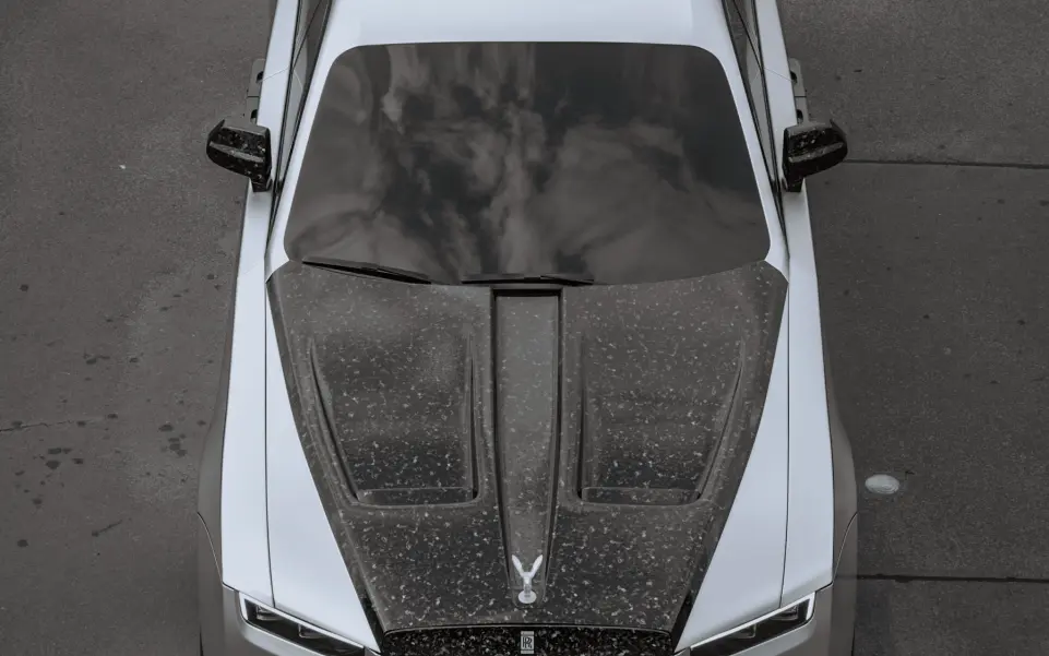 Carbon mirror covers for Rolls-Royce Ghost