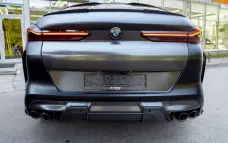Carbon rear bumper inserts for BMW X6M F96