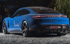 Carbon diffuser for Porsche Taycan