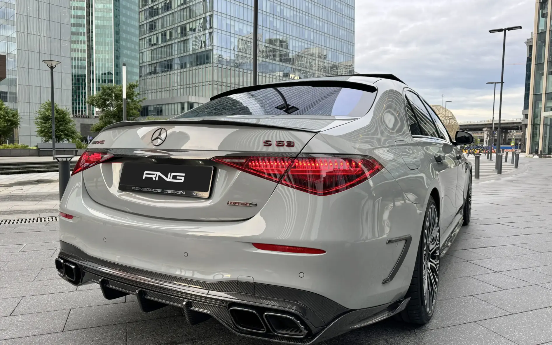 Exhaust system for Mercedes-Benz S63 AMG W223