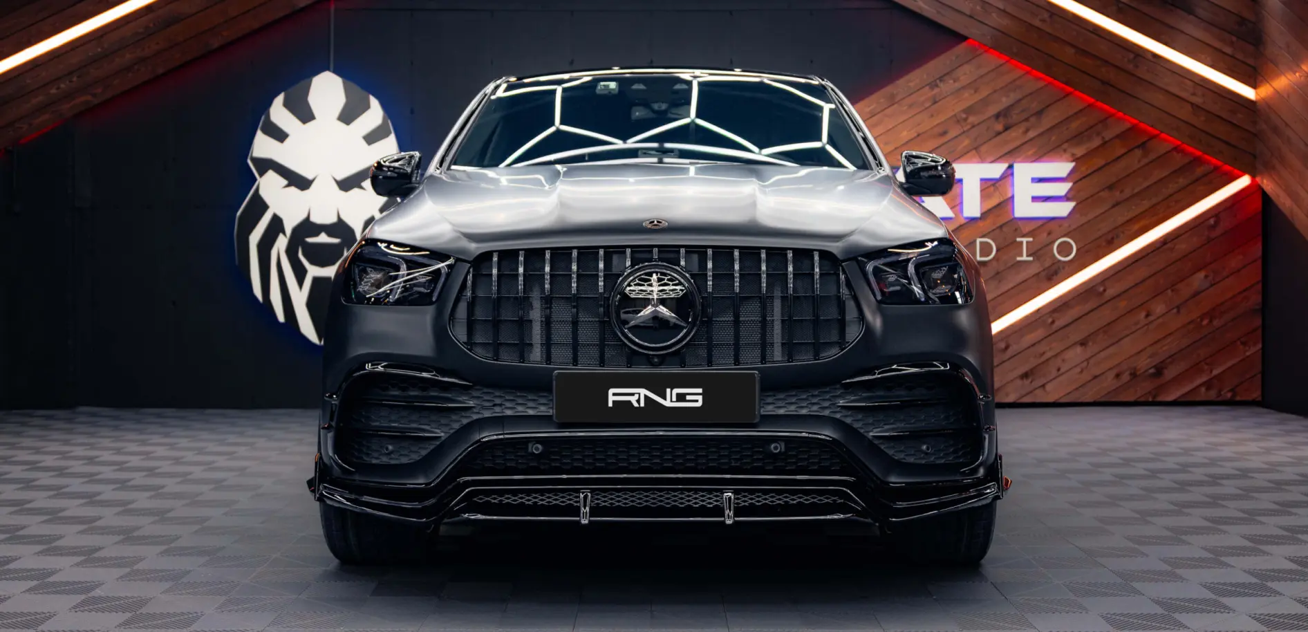 Mercedes-Benz GLE Coupe with RNG Design Kit and Bronze Forged Wheels