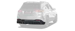 Rear bumper diffuser