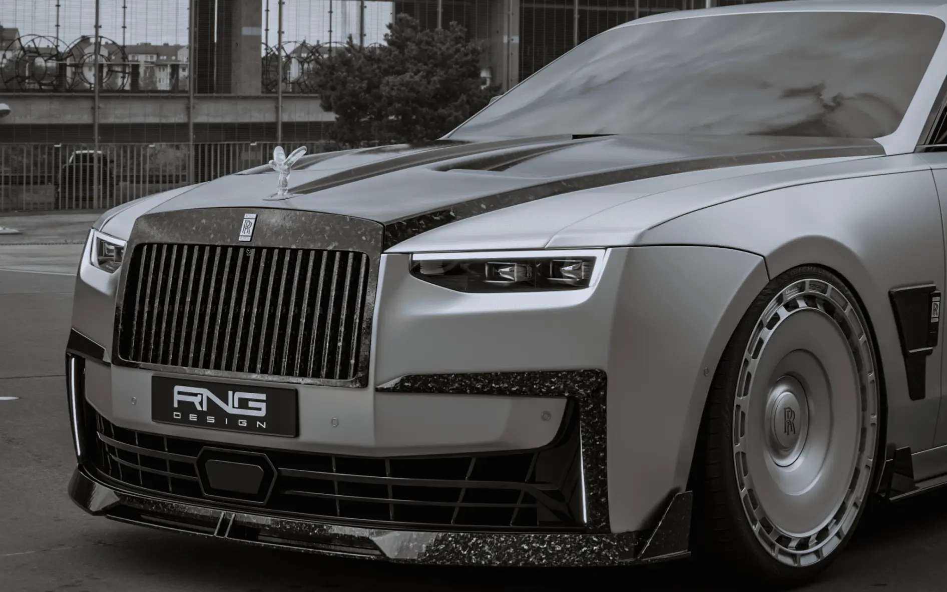 Carbon grille for Rolls-Royce Ghost
