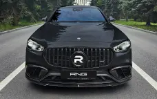 Carbon front bumper splitter for Mercedes-Benz S63 W223
