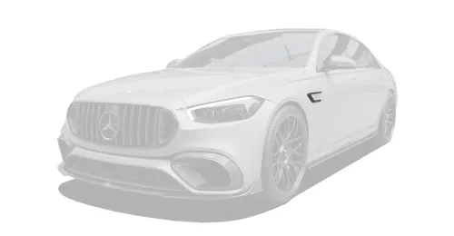Carbon-Kotflügel-Einsätze vorne für Mercedes-Benz S63 W223