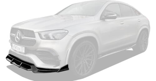 Front bumper splitter for Mercedes-Benz GLE Coupe C167