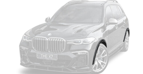 Wide body elements for BMW X7