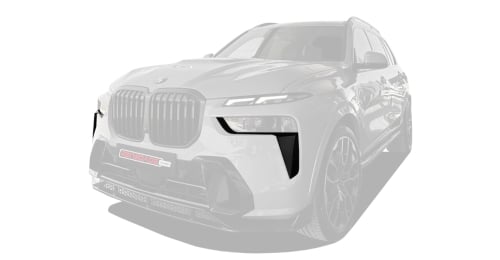 Carbon front light covers for BMW X7 LCI