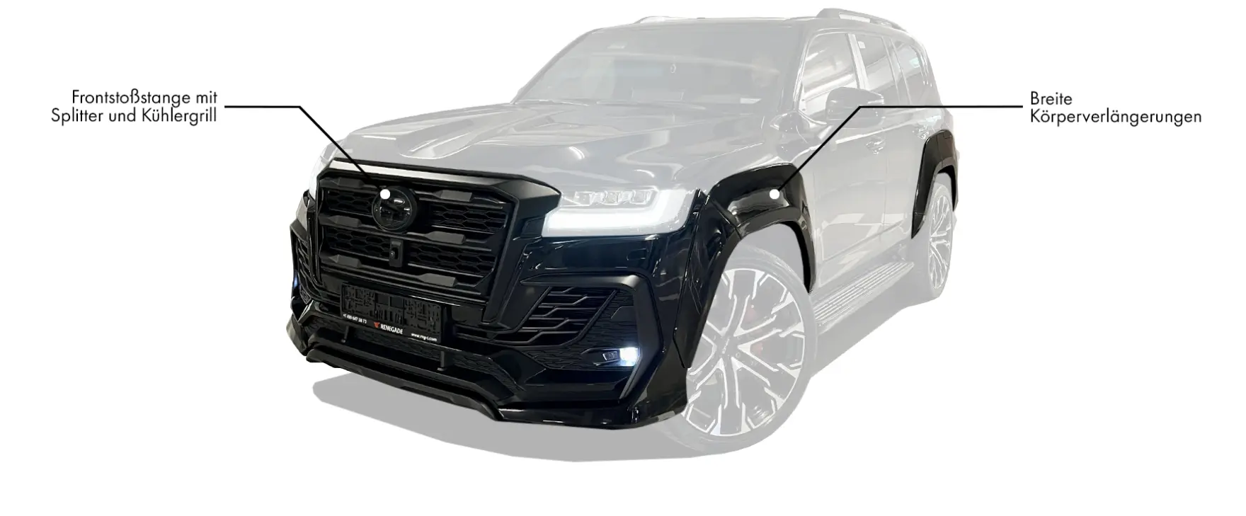 Bodykit für Toyota Land Cruiser 300