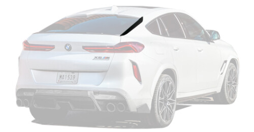 Carbon Heckscheibeneinsätze für BMW X6M F96
