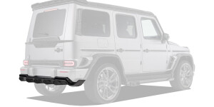 Rear bumper diffuser