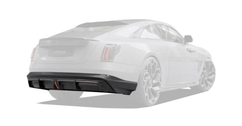 Carbon rear bumper diffuser for Rolls-Royce Spectre