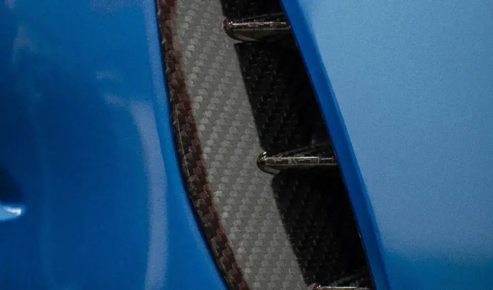 Carbon rear bumper inserts for BMW X6 G06