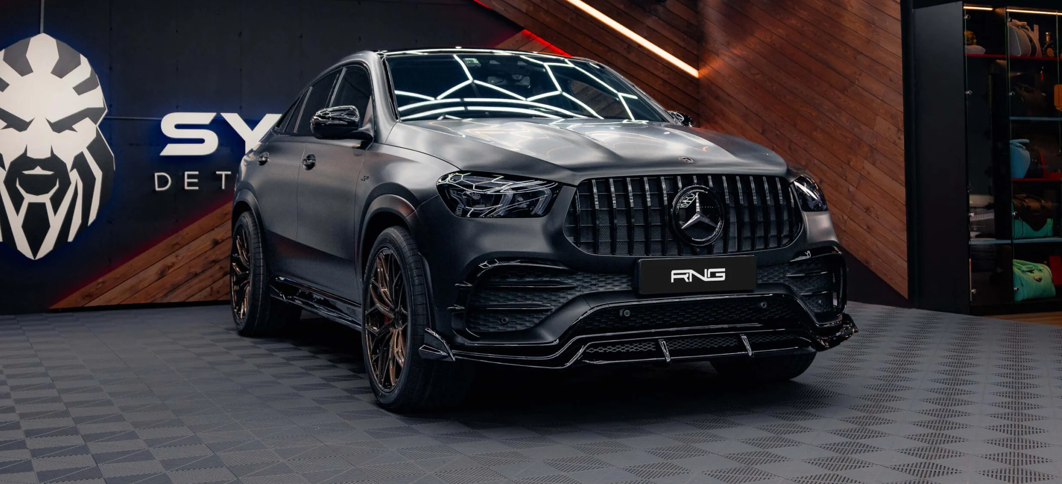 Mercedes-Benz GLE Coupe with RNG Design Kit and Bronze Forged Wheels