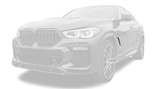 Carbon Frontkotflügeleinsätze für BMW X6 G06 Renegade Design