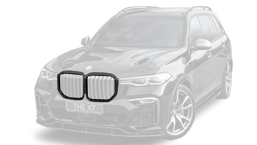 Carbon kühlerglill für BMW X7 G07 Renegade Design