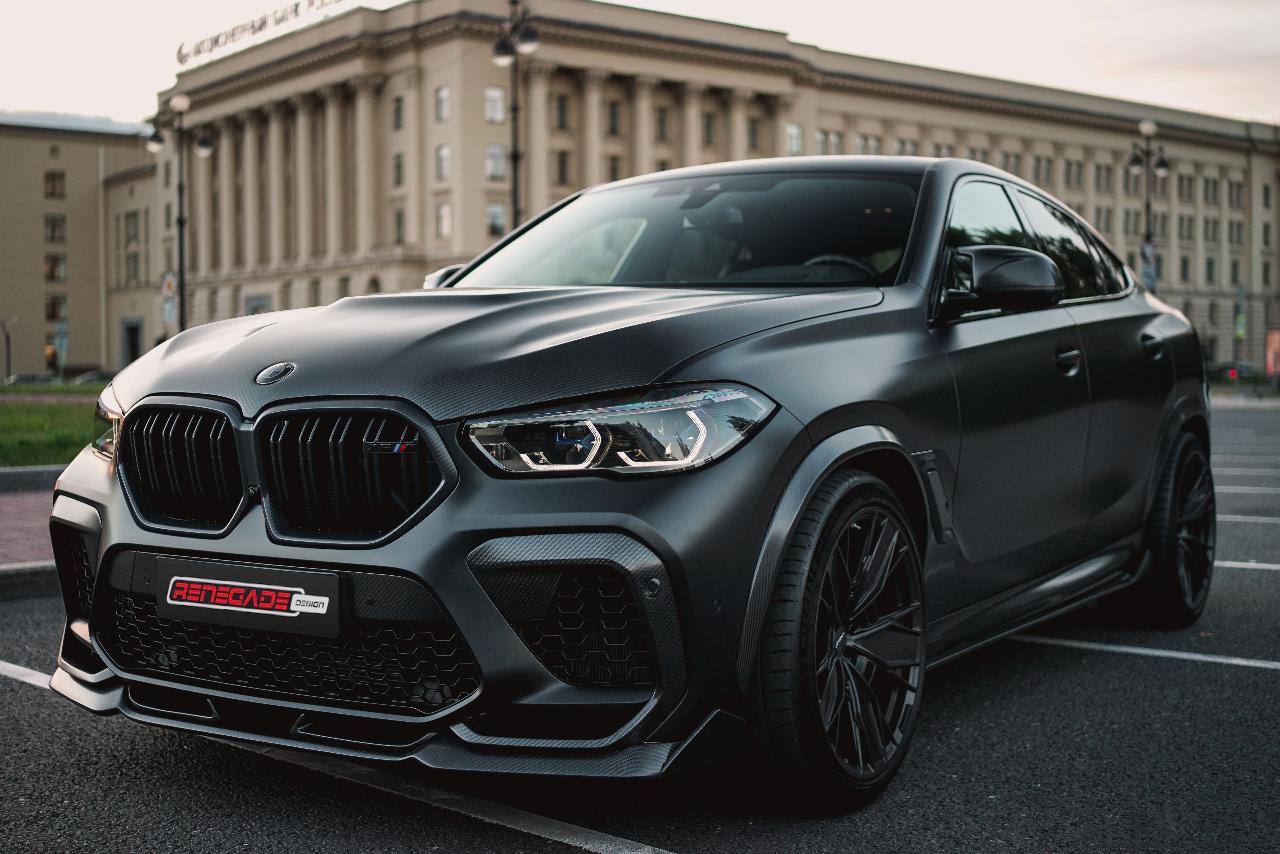 BMW X6 G06 - Grilles de calandre noires type M Performance (2018 -  Aujourd'hui)