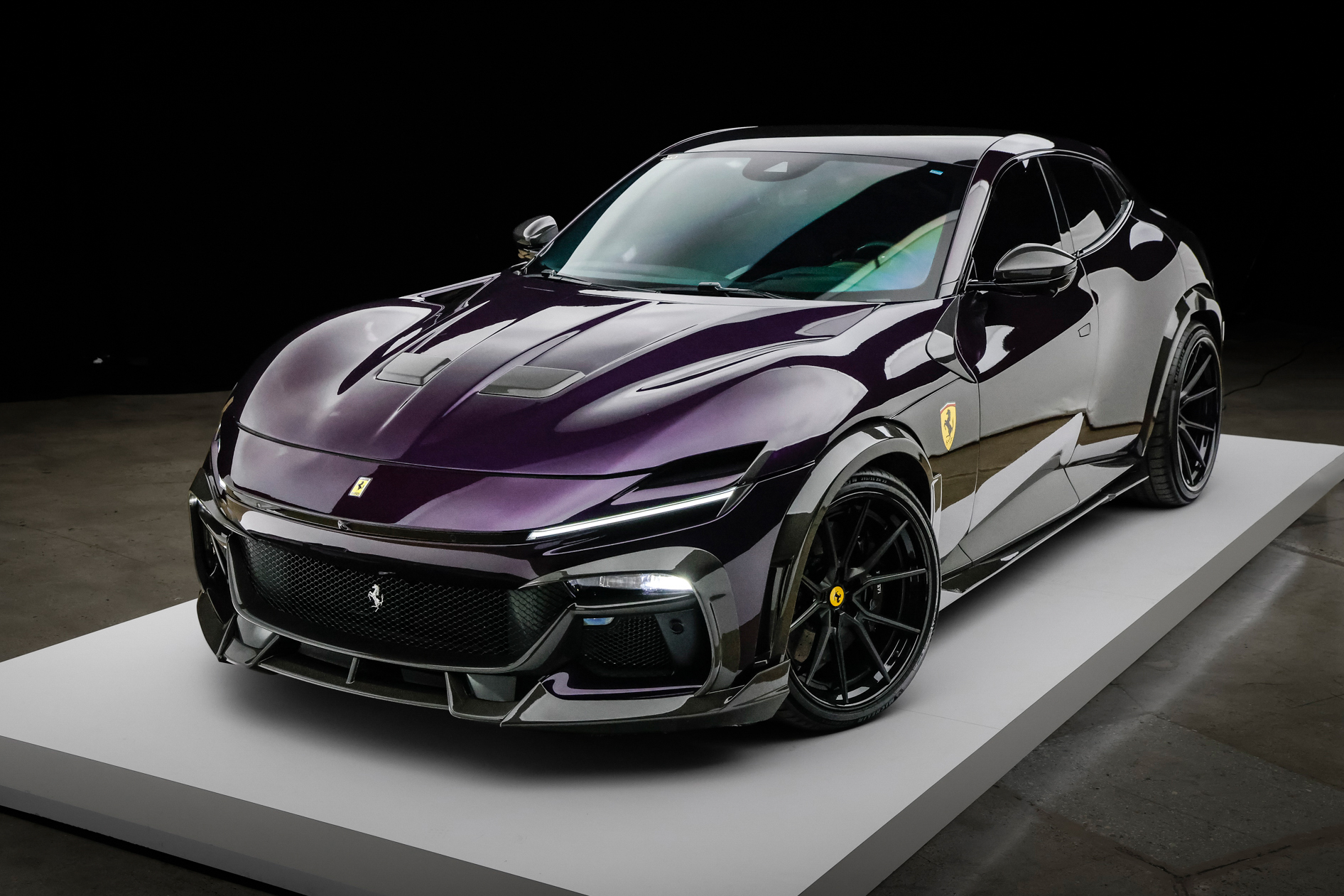 Ferrari Purosangue with Renegade Design body kit and forged wheels