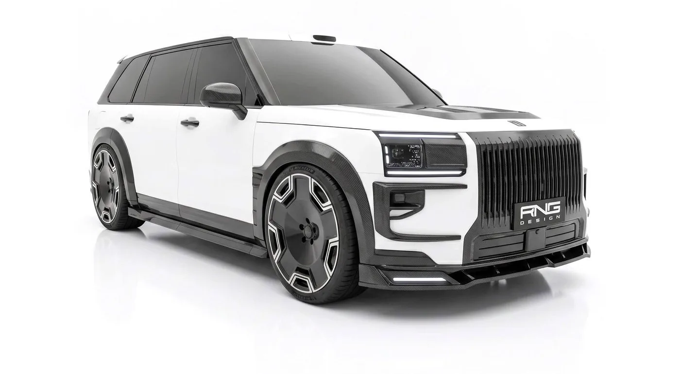 Zeekr 9X with RNG body kit and 24-inch forged wheels